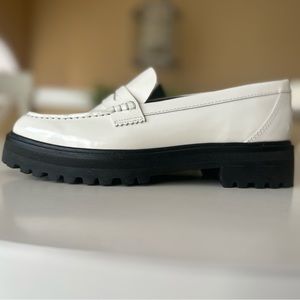 Reformation Agathea Loafer white size 8